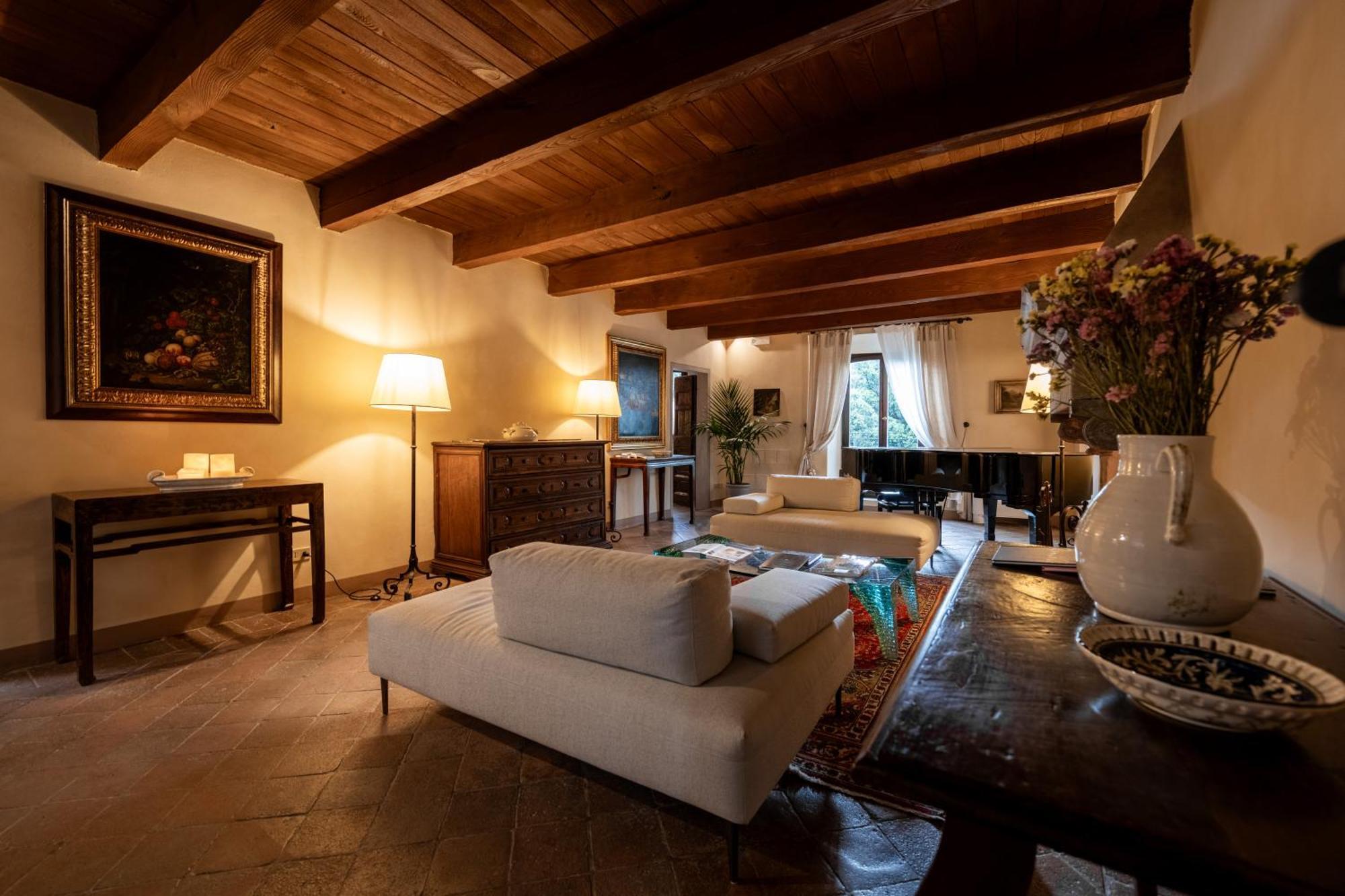 Palazzo Viviani Castello Di Montegridolfo Hotel Eksteriør billede