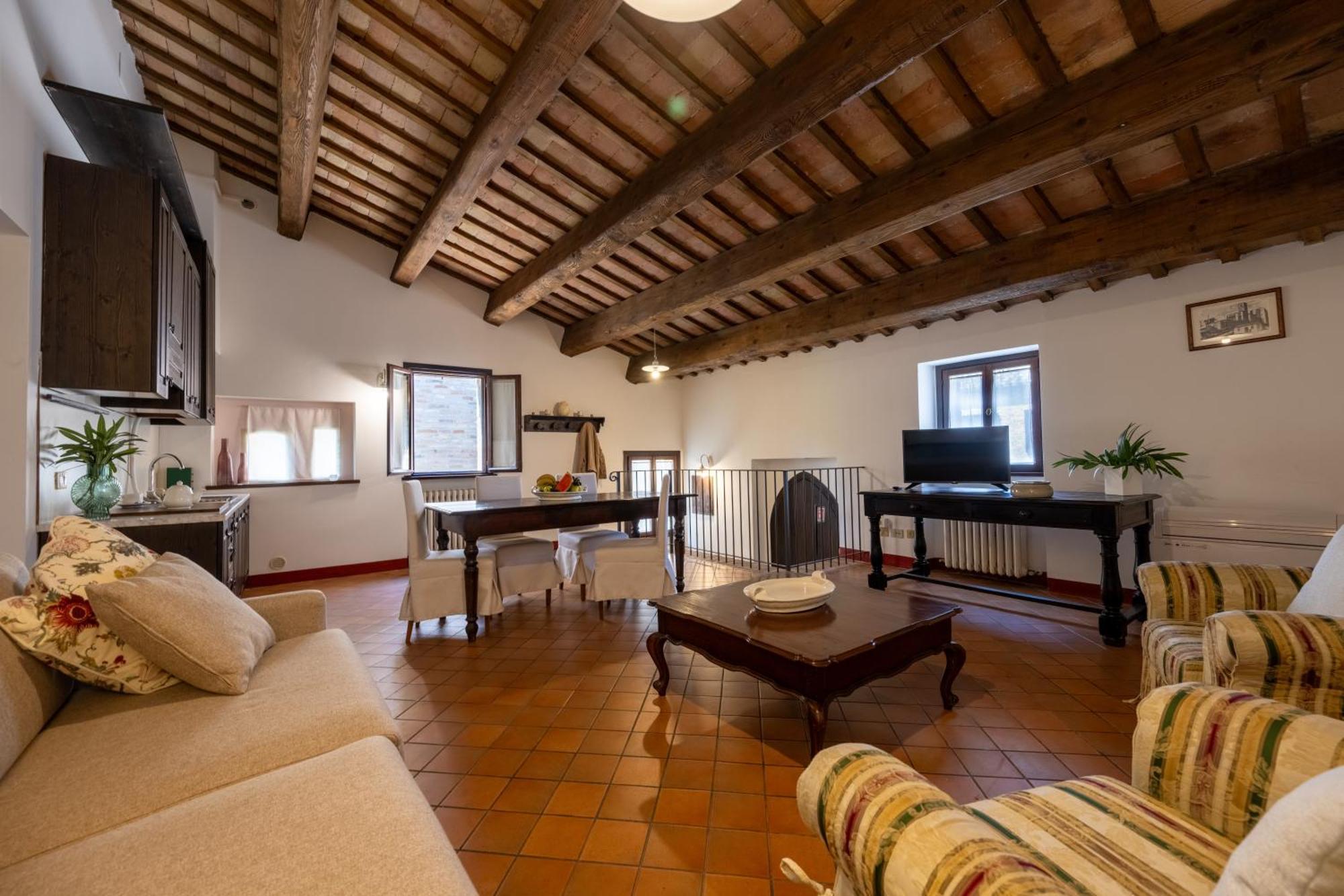 Palazzo Viviani Castello Di Montegridolfo Hotel Eksteriør billede